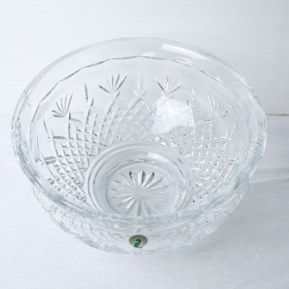 Waterford Killarney Irish Crystal Bowl 10" × 6" Hand Cut Elegant Centerpiece NEW - Picture 5 of 9